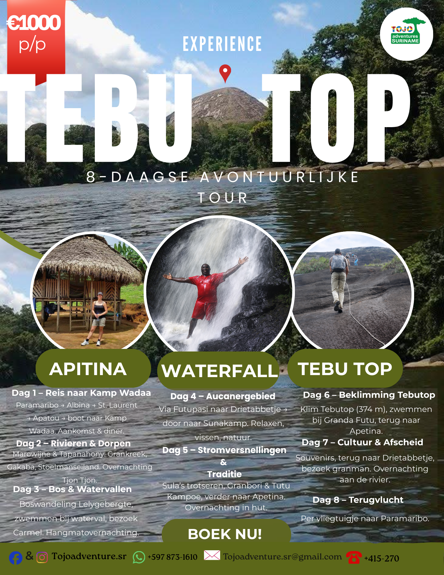 Green Modern Travel Agency Tour Packages Flyer m